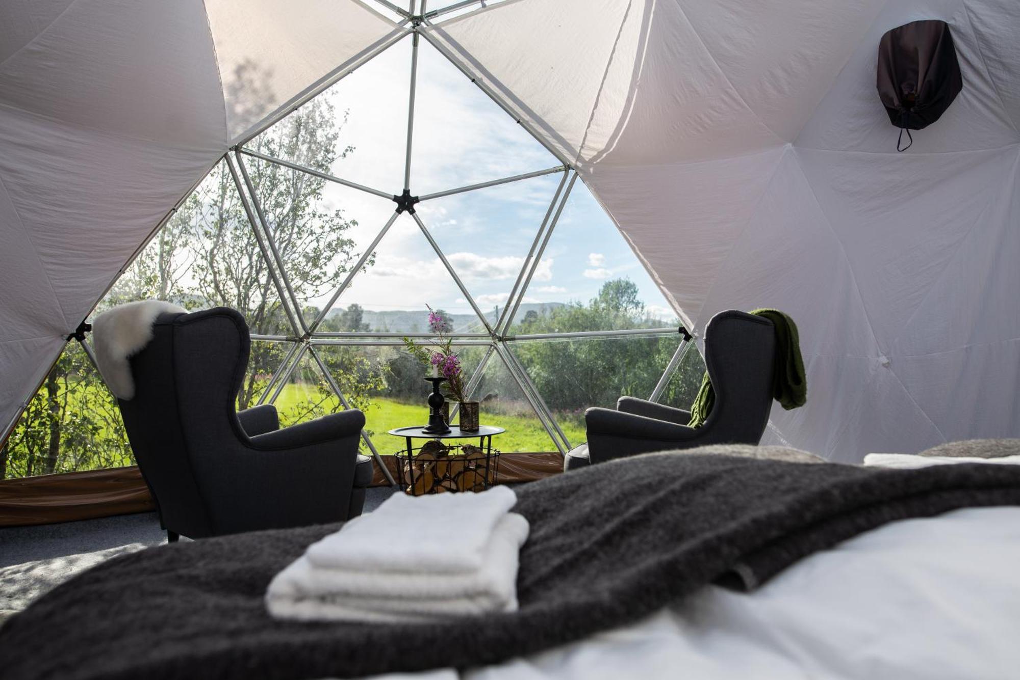 Aera - Glass Cabins Тромсё Экстерьер фото