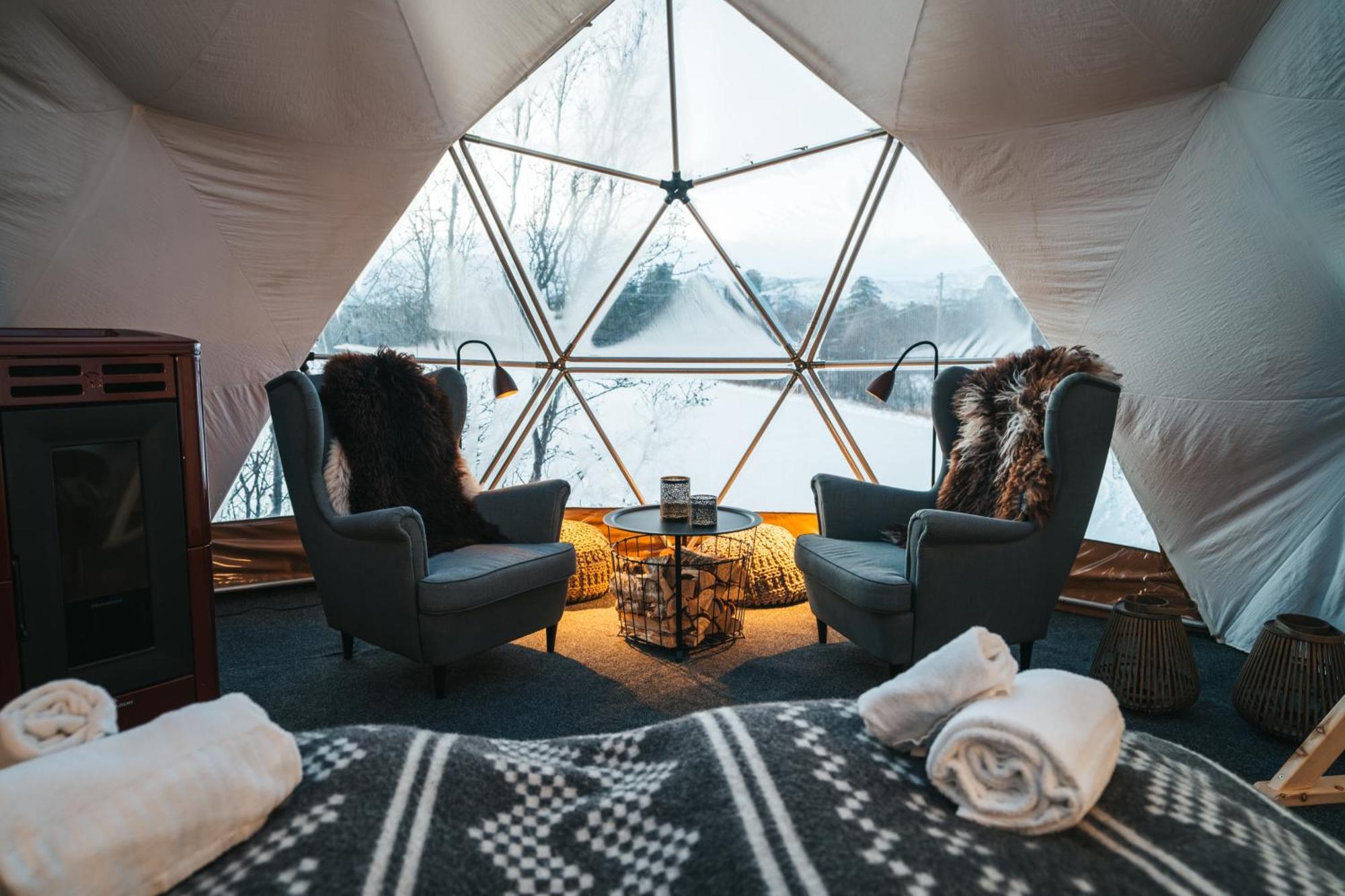 Aera - Glass Cabins Тромсё Экстерьер фото